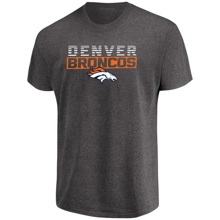 - Men's Majestic Heathered Charcoal Denver Broncos Come Into Play T-Shirt