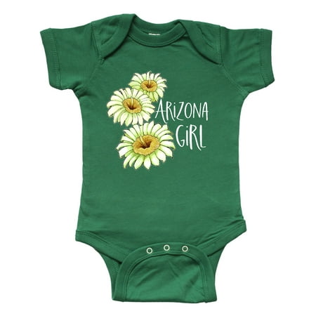 

Inktastic Arizona Girl Saguaro Cactus Flowers Gift Baby Girl Bodysuit