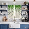 thumbnail image 2 of St. Patrick's Day Kitchen Curtains Window Panels, Spring Lucky Shamrocks Leaves Retro Country Insulated Window Treatment Curtain, Grommet Curtains for Bedroom/Living Room/Bathroom, 2 Piece 52"Wx84"L, 2 of 8