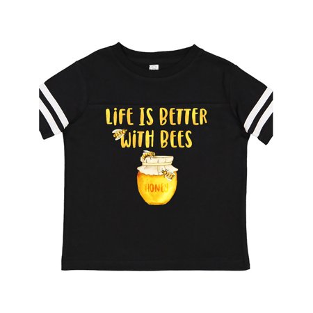 

Inktastic Life s Better With Bees 2 Gift Toddler Boy or Toddler Girl T-Shirt
