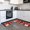 Black, variant on Chefs 2 Pieces Non-Slip Kitchen Mat Set, Food Coffee Cookies Steak Red Black Plaid Soft Door Mat with Rubber Backing, Dirtproof Rugs for Entrance Doorway, 15.7 x 47.2in