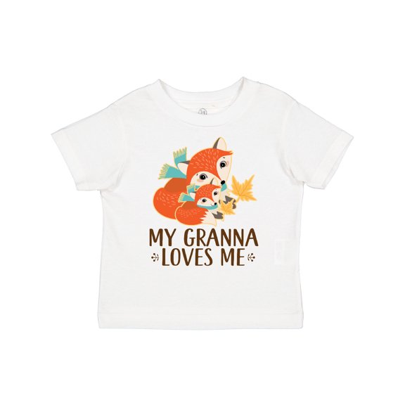 Inktastic Granna Loves Me Woodland Fox Boys or Girls Toddler T-Shirt