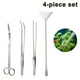 thumbnail image 1 of Pinzas para plantas acuáticas, herramienta de espátula de tijera, raspadores de acuario, herramientas de plantas de acuario de acero inoxidable 4 en 1 para kits de iniciación de peces y kit de, 1 of 8