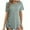 Army Green, variant on Pink for Women's Side Split Hem Tunic Tops – Solid Color Casual Swing T-Shirt with Button Short Sleeve & Crew Neck Tee