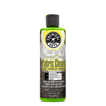 Chemical Guys Foaming Citrus Fabric Clean Carpet And Upholstery Shampoo And Odor Eliminator (16 Fl. Oz.) (CS 12)