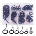 thumbnail image 1 of 35pcs Fishing Rod Kit Ceramic High Carbon Steel Fishing Rod Guides, 1 of 7