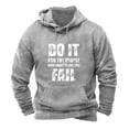 thumbnail image 2 of Styesk Chandails en Molleton pour Hommes Sweat à Capuche Imprimé Uni à Manches Longues avec Poche, 2 of 3
