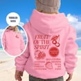 thumbnail image 3 of Liyamei Chandail à Capuchon et Chandails en Molleton pour Filles pour l'Hiver Tenue Décontractée Col Rond Imprimé Lettre Chandail pour Enfants de 2 à 13 Ans Activités Extérieures et Confort Quotidien Taille Rose, 3-4 Ans, 3 of 5