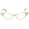 thumbnail image 2 of Black Rhinestone 50s Cat Eye Glasses, 2 of 3