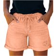 thumbnail image 5 of Womens Jean Shorts Stretchy High Waisted Ripped Denim Shorts with Pockets Trendy Distressed Cut Off Shorts by Yigetop Orange XL, 5 of 7