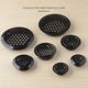 thumbnail image 3 of 10pcs 19-53mm Black Circular Soffit Air Vents Stainless Steel Louver Air Vents53mm, 3 of 5