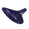 thumbnail image 1 of Instrumento De Ocarina, Soporte Para Reposamanos, 12 Agujeros Alto C Ocarina Azul Para Entretenimiento Diario, 1 of 8