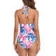 thumbnail image 4 of Traje de baño con cuello halter, traje de baño de una pieza para mujer, traje de baño de una pieza, traje de baño sin espalda, rendimiento probado, 4 of 6