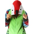 thumbnail image 2 of Just Love Parrot Microfleece Adult Bodysuit (Parrot, X-Small), 2 of 5