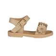 thumbnail image 2 of Huarache Para Niña CASTALIA 060-25 Beige con Flores, 2 of 3