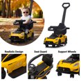 thumbnail image 4 of VOLTZ TOYS Maserati Licensed 3-in-1 Push Car, Toddler Ride-On Stroller with Handle, Music & LED Lights, Yellow, 4 of 6