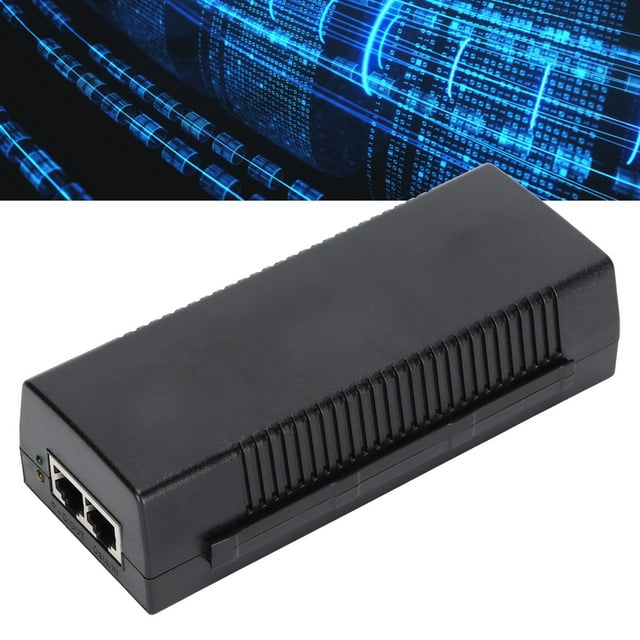 Inyector POE de 30 W para equipos Ethernet inyector Gigabit Ultra POE de 10/100/1000 Mbps para enrutadores Conmutadores Teléfonos IP Terminales de Internet industriales Cámaras ANGGREK Otros