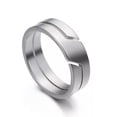thumbnail image 6 of K-KED Stainless Steel Band Ring Womens Mens Jewellery Accessories Party Wholesale-Gold-7, 6 of 9