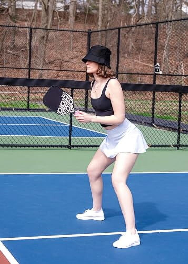 Yalla Ultra-Chic Carbon Fiber Pickleball Paddle, Pro-Size, Honeycomb Design
