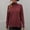 Wine, variant on Lenago Womens Sweater Plus Size New Solid Color Sweater Turtleneck Sweater Women