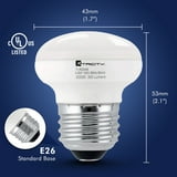 Xtricity R14 LED Mini Light Bulb, 4.5W (40W Eqv), E26 Medium Base, 120V ...