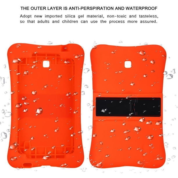 Funda Protectora Para Tableta A Prueba De Golpes Para Niños Con Soporte Ajustable Para Samsung T230 (Naranja) Inevent EL006760-00