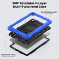 thumbnail image 2 of For Samsung Galaxy Tab A11+/A11 Plus Case 11 inch, 360 Rotating Shockproof Cover with Stand, Screen Protector, Shoulder Strap (2025, SM-X230/X235/X236), Blue, 2 of 7