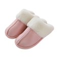 thumbnail image 4 of Novedad Zapatillas de felpa Hogar Hombres Mujeres Antideslizante Decorativo Cómodo Zapatillas de piso Zapatillas de casa para el dormitorio interior , 40-41, Rosado Yinane Pantuflas de felpa, 4 of 8