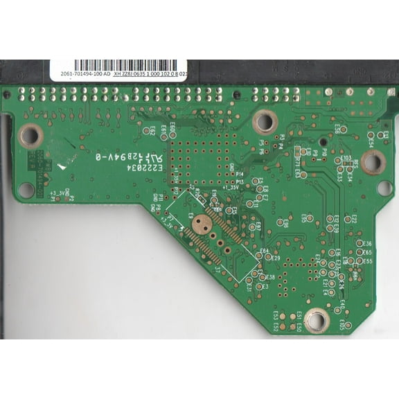 WD3200AAJB-00WGA0, 2061-701494-100 AD, WD IDE 3.5 PCB