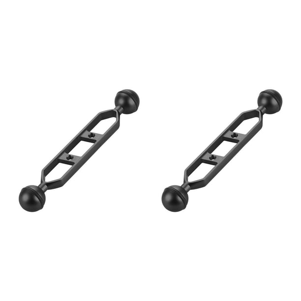 Inteprter Brazo de flotabilidad de flotador de cabeza de bola doble de fibra de carbono de buceo para para /EKEN Sports SLR Camera Type6 NO6