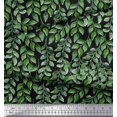 thumbnail image 3 of Soimoi Poly Georgette Fabric Leaves Panel Fabric Prints By Yard 42 Inch Wide, 3 of 3
