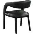 thumbnail image 5 of Meridian Furniture Sylvester Black Vegan Leather Dining Chair, 5 of 9