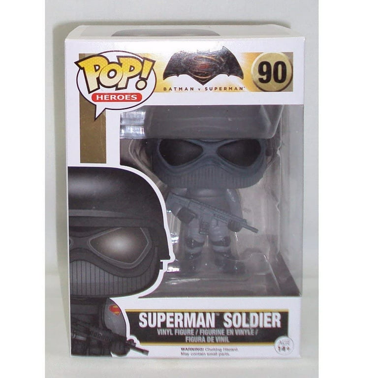 Funko POP Heroes Batman vs Superman Superman Soldier Action Figure