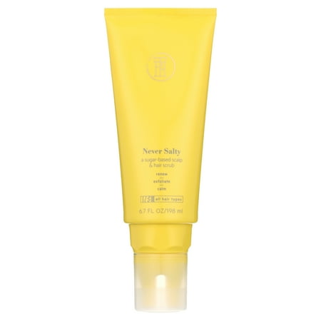 TPH BY TARAJI Never Salty Exfoliating Sugar Scalp Scrub with Apple Cider Vinegar, Sugar Crystals, Coconut & Peppermint Oils, 6.7 oz.