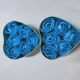 thumbnail image 1 of Fiudx Ofertas Del Día 6 Uds Corazón Perfumado Baño Cuerpo Rosa Flor Jabón Decoración De Boda Regalo Azul, 1 of 3