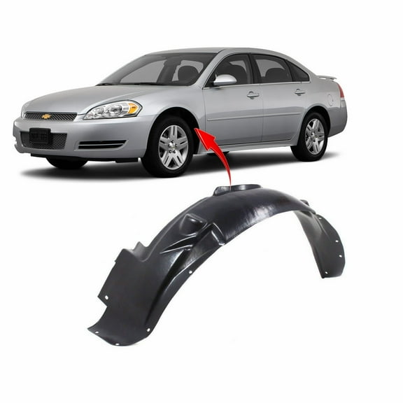 DCP Front Left Driver Side Fender Liner For 2006-2013 Chevrolet Impala GM1250122
