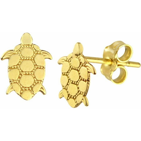 Us Gold 10kt Turtle Stud Earrings Us Gold 10kt Turtle Stud Earrings