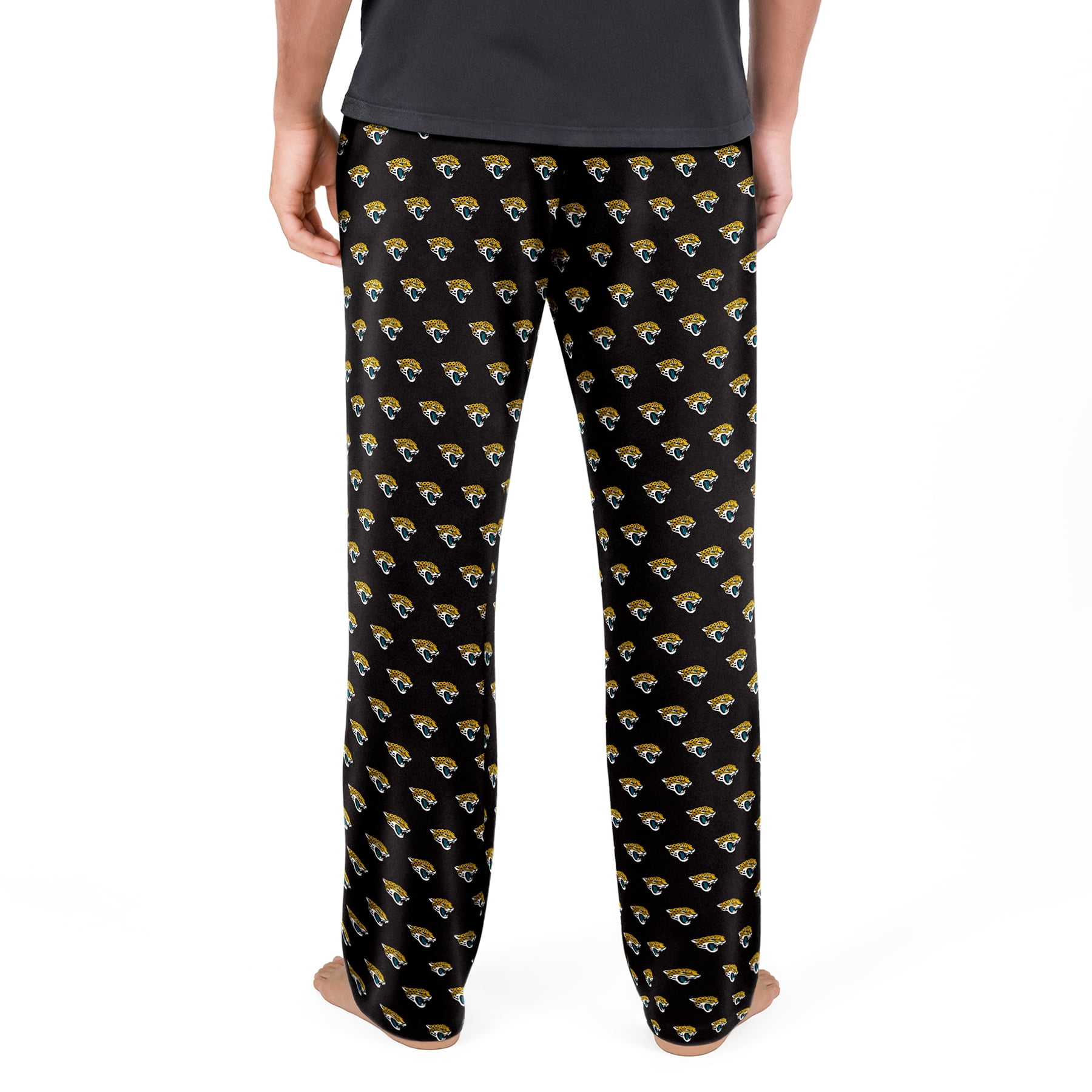 NFL Mens Jacksonville Jaguars All Over Print Pajama Pants