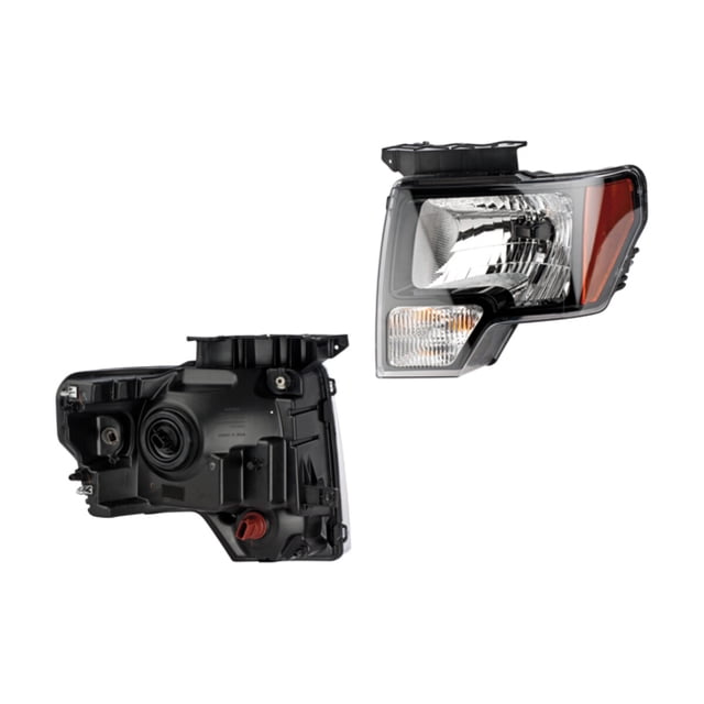 Faro Izquierdo Bisel Negro DEPO F-150 2009 A 2014
