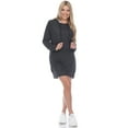 thumbnail image 6 of White Mark Women's Hoodie Sweatshirt Dress, 6 of 12