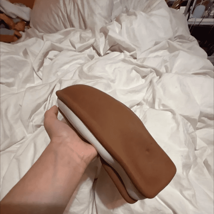 Squishy Ice Cream Sandwich - 10.5" Ultra-Soft Slow Rising Jumbo Squishy Ice Cream Sandwich, Stress Relief Toy for Adults, Focus & Relaxation
