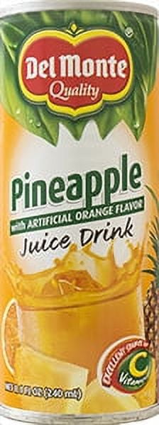(6 pack) Del Monte Juice, Pineapple Orange, 8.1 fl oz, 1 Ct