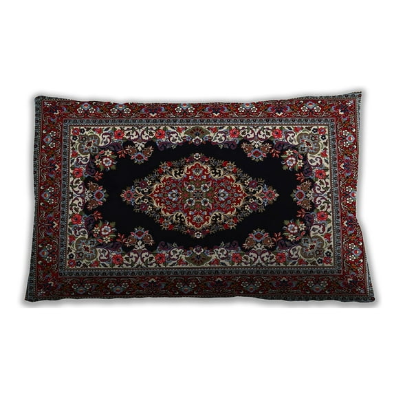 Ahgly Company Indoor Rectangular Traditional Lumbar Throw Pillow, 13 inch by 19 inch