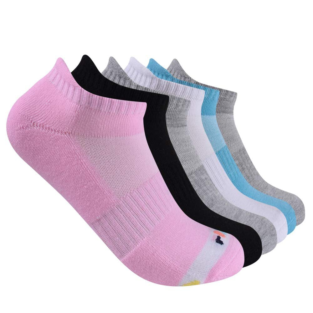 FILA - Fila Women's 6-Pack FILA Half Cushion Socks (Medium(Women's shoe ...