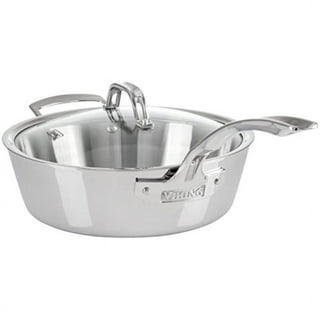 Viking 3-Ply Stainless Steel 12-Quart Stock Pot with Metal Lid – Viking  Culinary Products