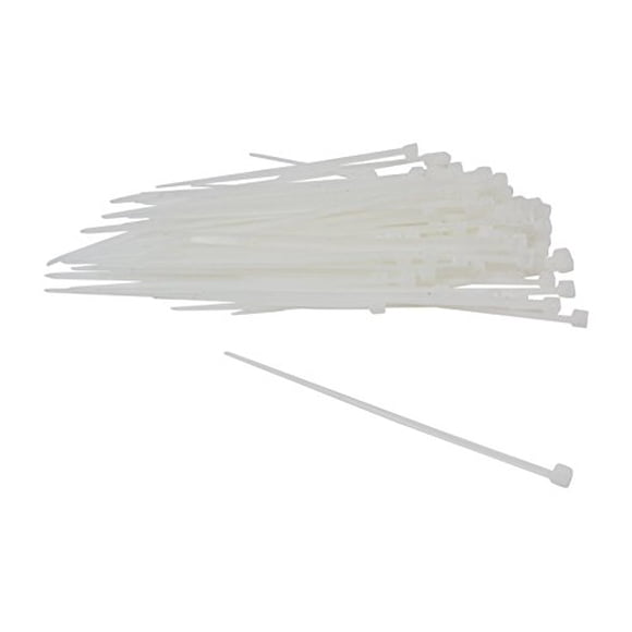 Nippon Labs CT-4MINI-NA Attaches de Câble Mini 4 Pouces Naturel 100 Pcs/sac