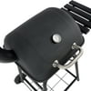 RevoAce 26" Mini Barrel Charcoal Grill with Side Shelf, Black, CBC1760W
