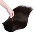 thumbnail image 2 of MY-LADY Thick Double Wire in Human Hair Extensions Invisible Headband Secret Fish Line No Clips/Tape Hairpiece Straight 16"/18"/20"/22" for Women, 2 of 8