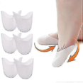 thumbnail image 1 of 3 Pairs Ballet Silicone Toe Caps Ballet Pointe Pads Toe Sleeves Tip Protector Half Full Toe Protection Protector, 1 of 5