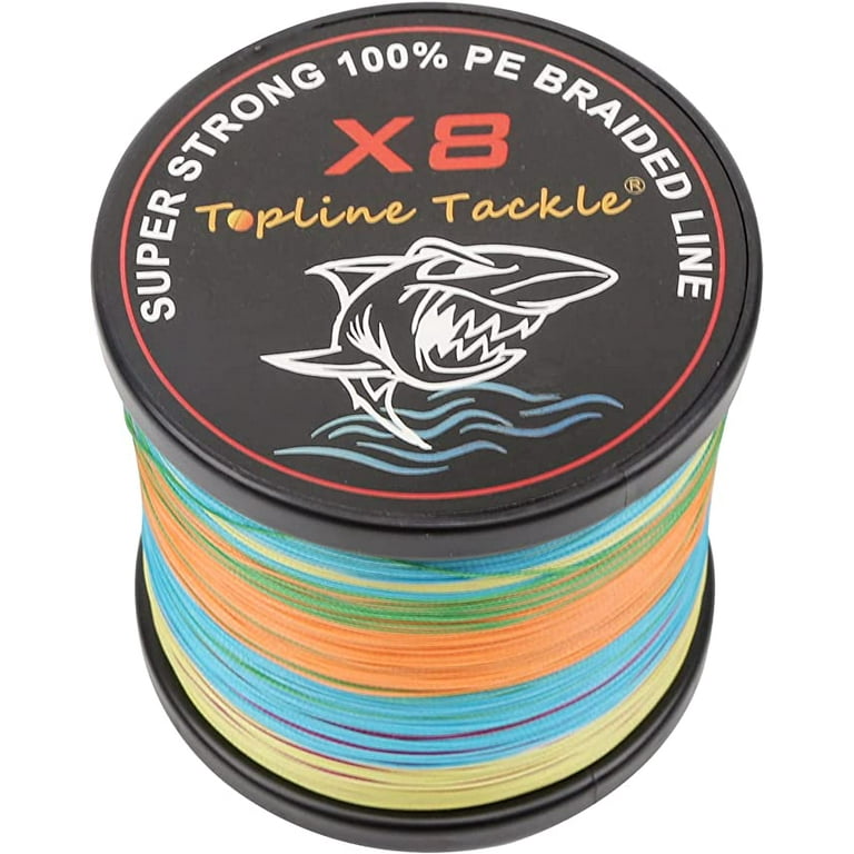 Topline Tackle Braided Fishing Line 8 Strands 300-1000m Braided PE Lines  for Saltwater Freshwater 